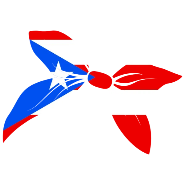 American Flag Fish Decal