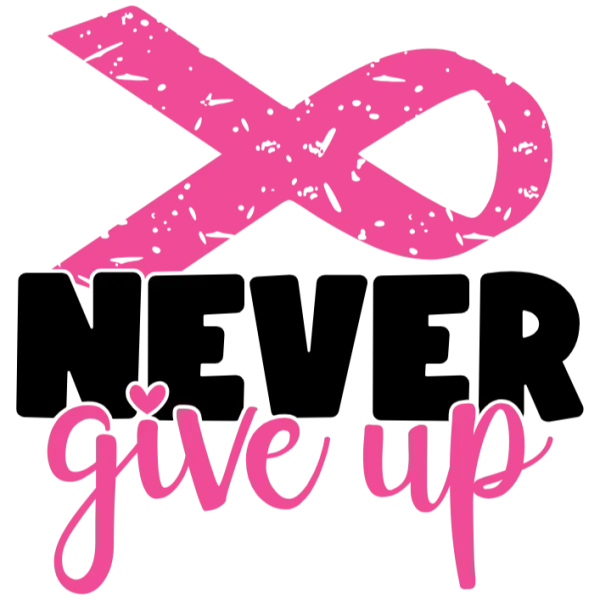 Never Give Up Hope Breast Cancer Awareness T-Shirt