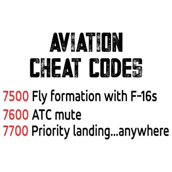 Aviation Cheat Codes