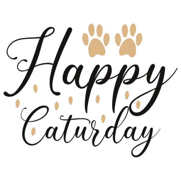 Happy Caturday Paw Prints
