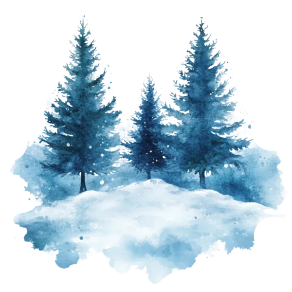 Cozy Winter Frosty Christmas (Tree)