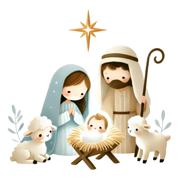 Cute Baby Christmas(Parents are Celebrating happiness)