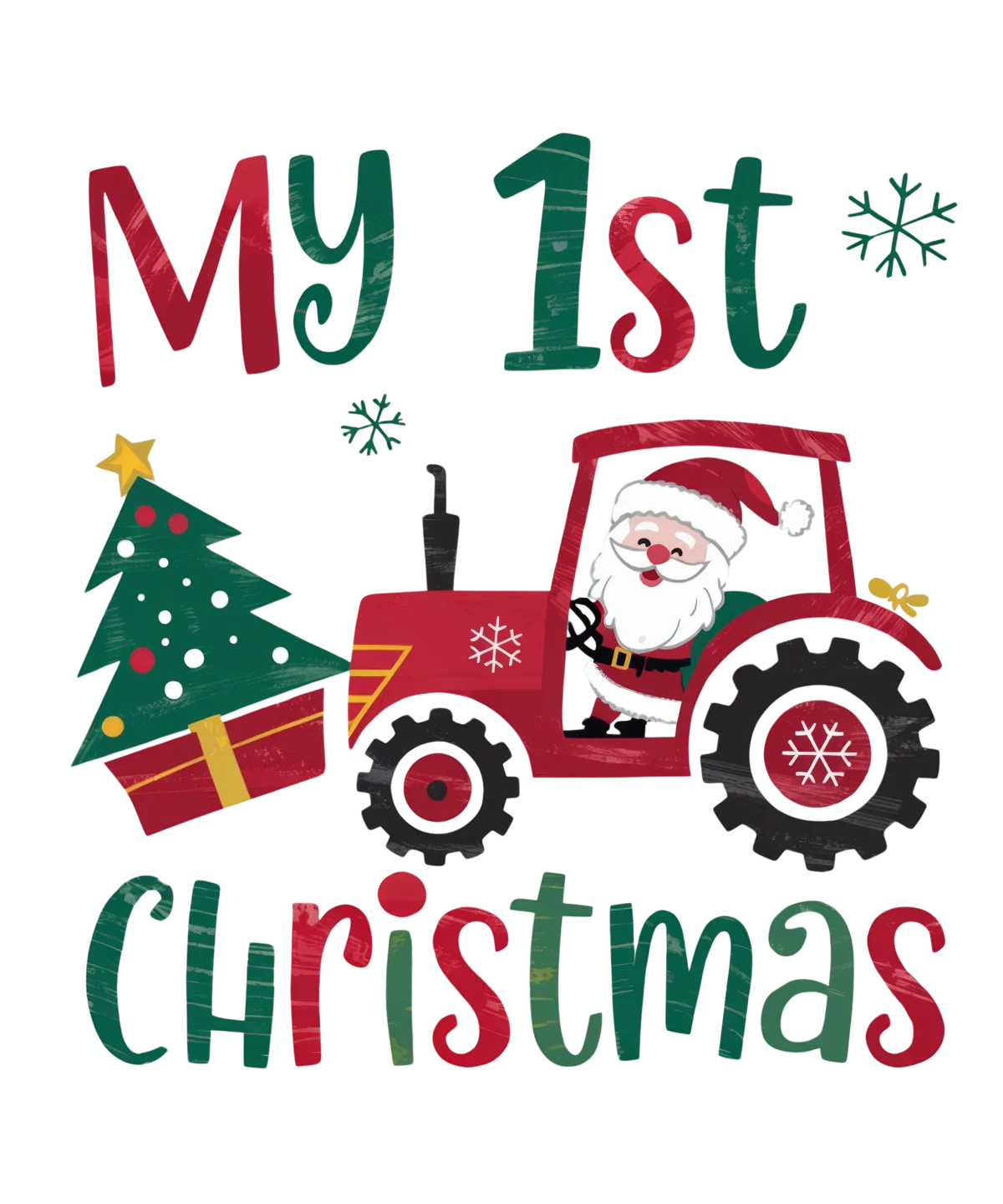My first christmas - Santa in a tractor - Image 3