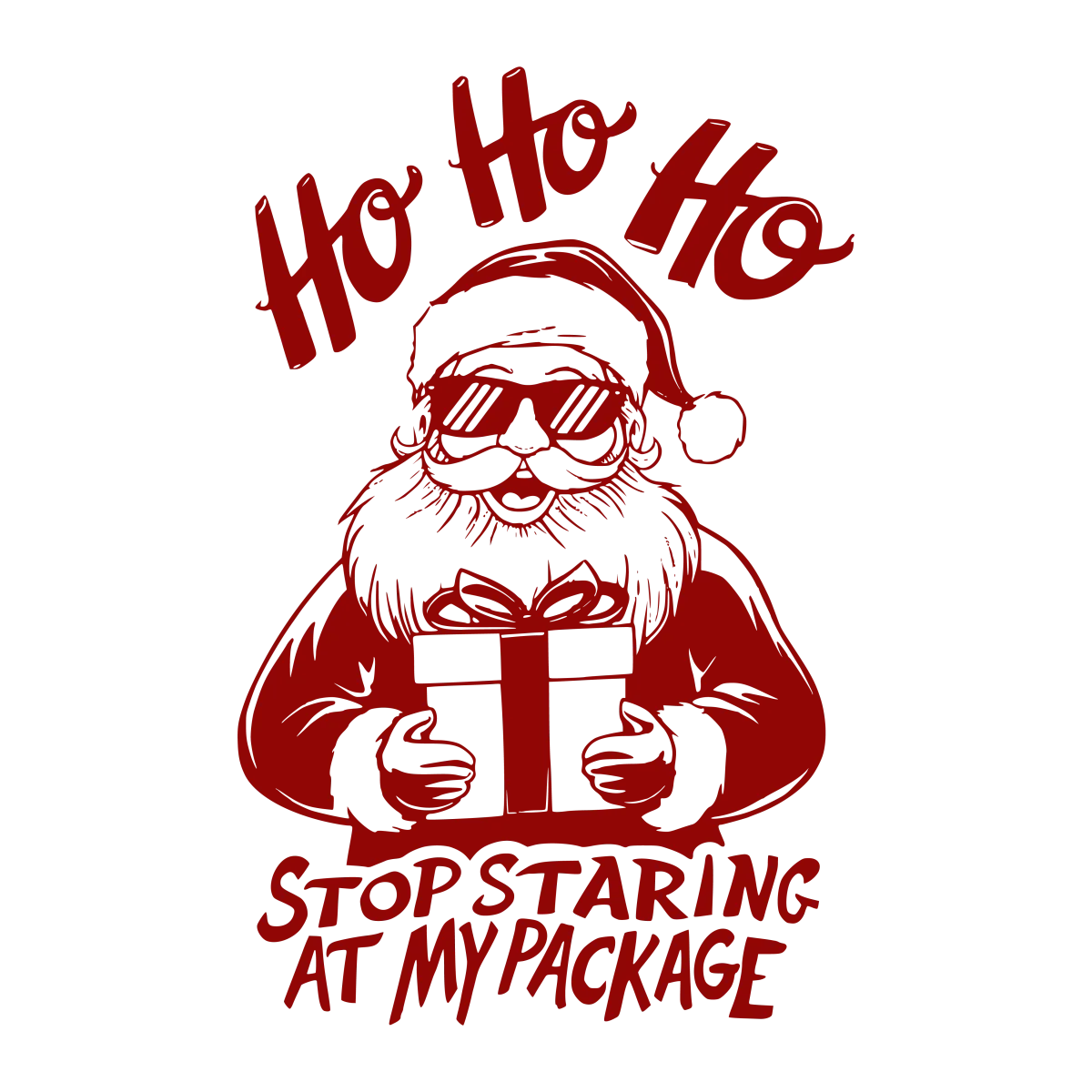 Ho Ho Ho Stop Staring At My Package - Image 2